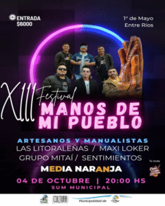 𝗦𝗲 𝘃𝗶𝗲𝗻𝗲 𝘂𝗻𝗮 𝗻𝘂𝗲𝘃𝗮 𝗲𝗱𝗶𝗰𝗶𝗼́𝗻 𝗱𝗲𝗹 𝗙𝗲𝘀𝘁𝗶𝘃𝗮𝗹 “𝗠𝗮𝗻𝗼𝘀 𝗱𝗲 𝗺𝗶 𝗣𝘂𝗲𝗯𝗹𝗼”