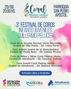 Llega el 3° FESTIVAL DE COROS INFANTO JUVENILES “GUILLERMO PELLICER”