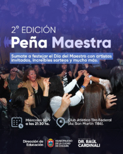 🎉¡Se viene la 2° edición de la Peña Maestra! 🥳✨