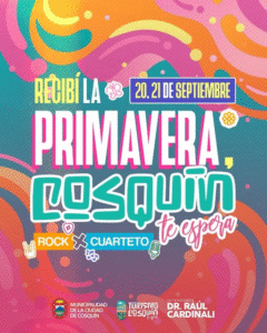 La primavera se vive en Cosquín… ¡y este año viene con mucha música y fiesta!