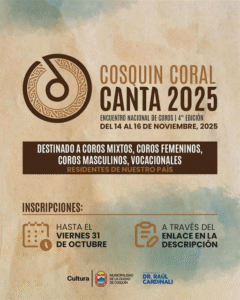 ¡Cosquín Coral Canta 2025!