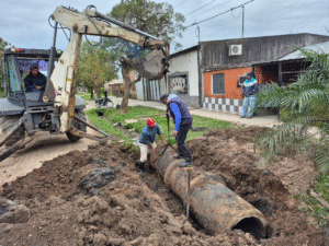 Desde la Secretaría de Servicios Públicos continuamos trabajando en nuestra ciudad.