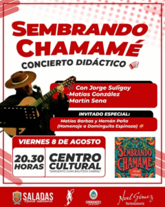 Sembrando Chamamé llega a la tierra del Sargento Cabral