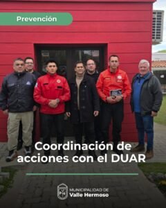 En el día de hoy, el intendente Daniel Spadoni, junto a su equipo de gestión, recibió al comisario Sergio Chávez, responsable del DUAR en la…