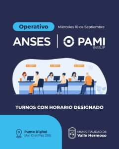 PAMI se suma al operativo de ANSES en Valle Hermoso…
