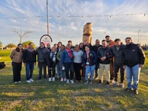 En el Paseo Urbano Sur, se concretó un importante encuentro  donde se llevó adelante el emplazamiento y descubrimiento de esculturas donada…