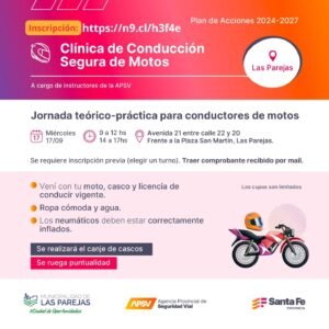 Jornada teórico – práctica para conductores de motos ….