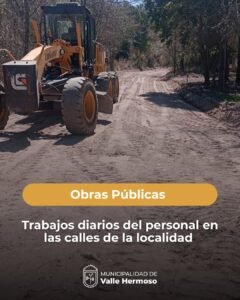 Trabajos diarios del personal de Obras Públicas:…