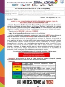 Riesgo de incendios EXTREMO…