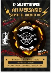 Hacemos extensiva la invitación a participar del evento “Aniversario Siente el Viento MC”…