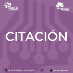 CITACIÓN SECRETARIA DE COORDINACIÓN DE GABINETE – LOTEOS SOCIALES…