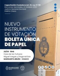 NUEVO SISTEMA DE VOTACIÓN: BOLETA ÚNICA DE PAPEL…
