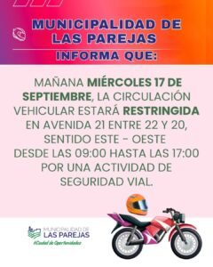 MUNICIPALIDAD DE LAS PAREJAS INFORMA QUE:…