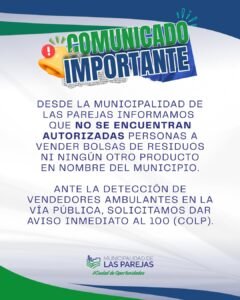 ATENCIÓN VECINOS Y VECINAS…