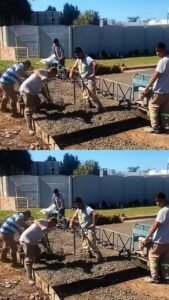 Culminamos con el  pavimento en diagonal 2 entre calle 19 y diagonal 1. (Mano Norte)….