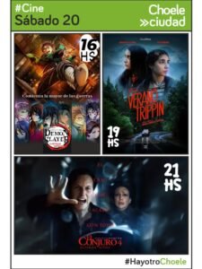 Atención. Hay cambio de horario para la primer película del finde!!…