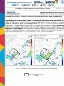 Aviso por tormentas…