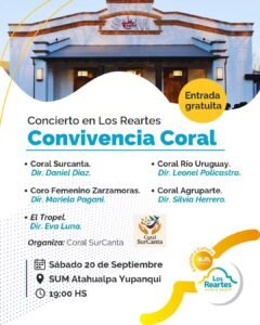 Concierto en Los Reartes Convivencia Coral….