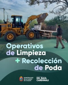 Operativo de limpieza recolección de poda…
