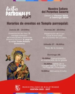 Fiestas Patronales 2025 – BIALET MASSÉ…