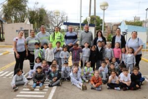 Jornada de Educación Vial junto al Jardín de Infantes N° 191 Flor de Ceibo, de Tortugas….