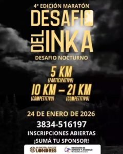 Llega la 4° Edición del Desafío del Inka – Desafío Nocturno…