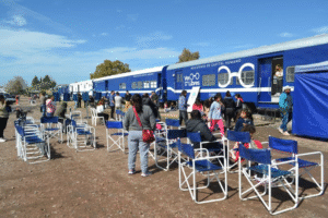 EL TREN DE CAPITAL HUMANO LLEGÓ A PALMIRA CON SERVICIOS ESENCIALES