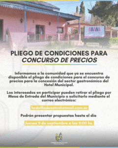Concurso de precios en Soto