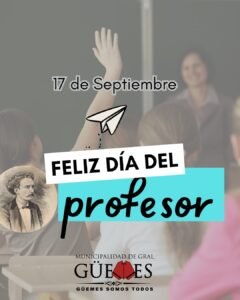 ¡Feliz Día del Profesor!…