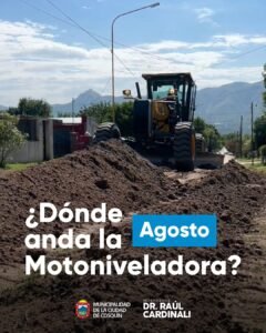 ¡La Motoniveladora no para!…