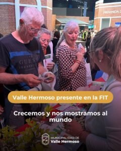 Valle Hermoso se merecía esta oportunidad, y la estamos aprovechando para crecer cada vez más….