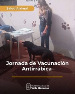 Se llevó a cabo una nueva jornada de Vacunación Antirrábica Gratuita en la sede de Salud Animal….