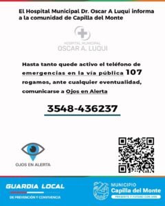 El Hospital Municipal Dr. Oscar A. Luqui informa:…