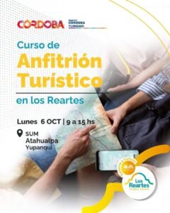 Curso “Anfitrión Turístico” en Los Reartes…