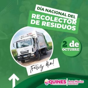 Por la Ley 24.854, cada 2 de octubre se conmemora el Día Nacional del Recolector de Residuos, en reconocimiento a la enorme labor que reali…