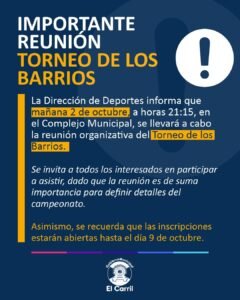 IMPORTANTE REUNION…