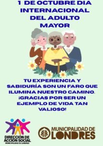 1 de Octubre – Día Internacional del Adulto Mayor…