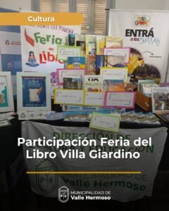 El área de Cultura y Educación de Valle Hermoso está presente en la Feria del Libro de Villa Giardino, compartiendo con orgullo la bibliogr…
