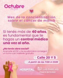 Mes de la concientización sobre el cáncer de mama…