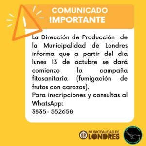 COMUNICADO IMPORTANTE…