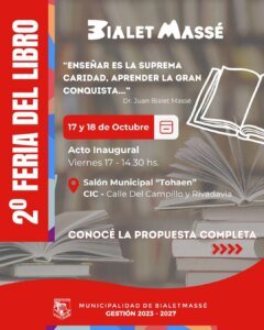 ¡Vuelve la Feria del Libro a Bialet Massé!…