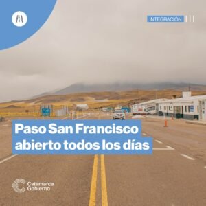 El Paso de San Francisco abierto de forma permanente…