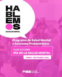 Hablemos de salud mental…