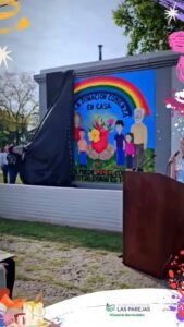 Participamos del acto de inauguración del mural “Donar salva vidas” en el Concejo Municipal…