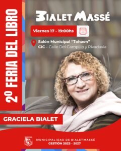 Graciela Bialet presente en La Feria del Libro….