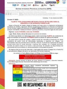 Riesgo de incendios EXTREMO…