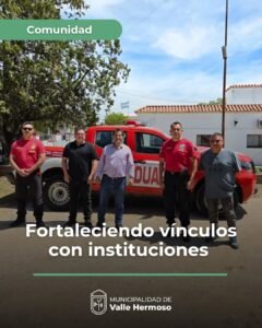 Reunión Institucional en Valle Hermoso…