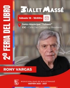 RONY VARGAS en Bialet Massé…