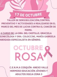 Octubre Rosa-Mes de Lucha Contra el Cancer de Mama…