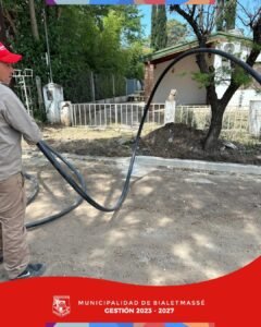 Obra de Cordón Cuneta sobre calle Santa Flavia…